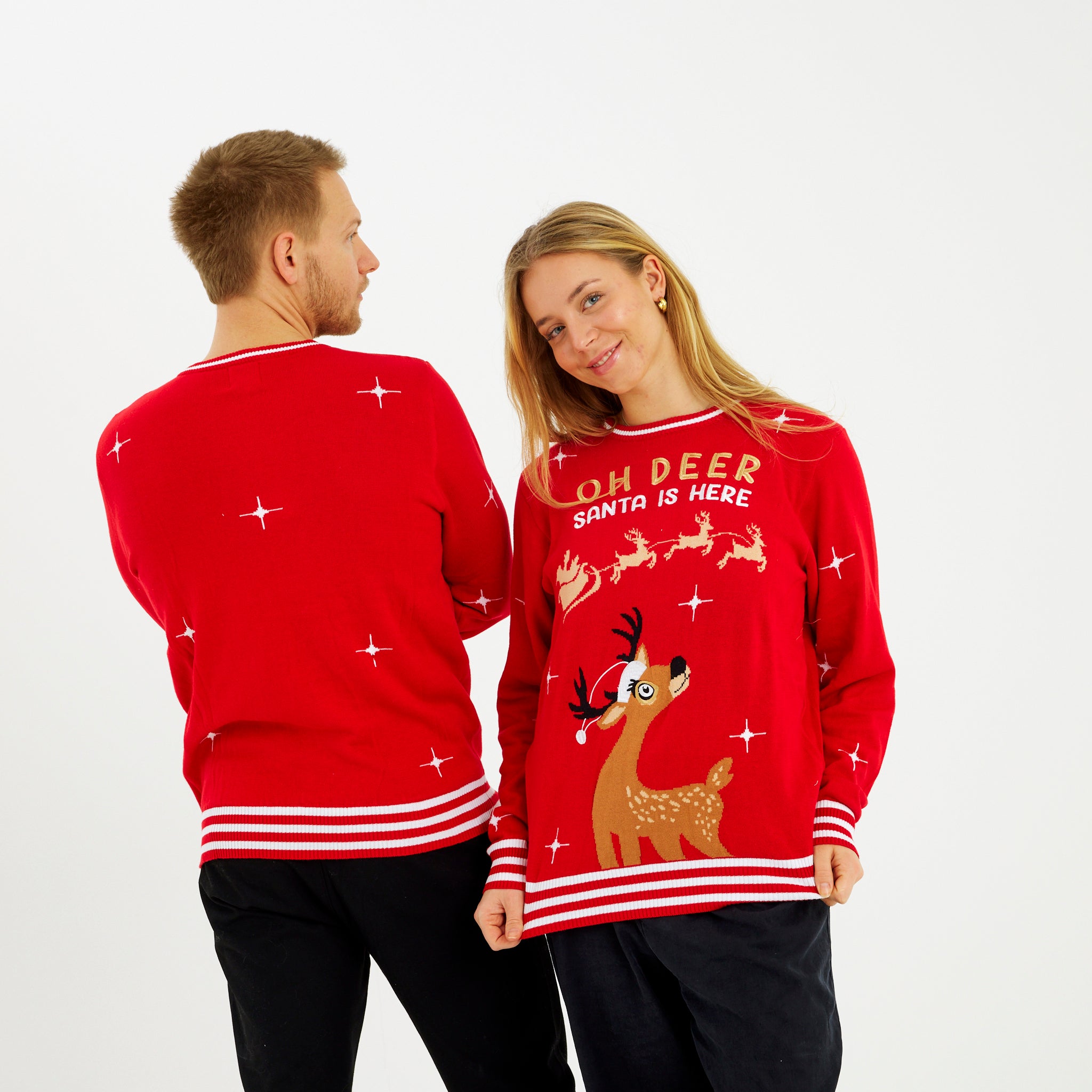 Oh Deer Sweater - Herr.